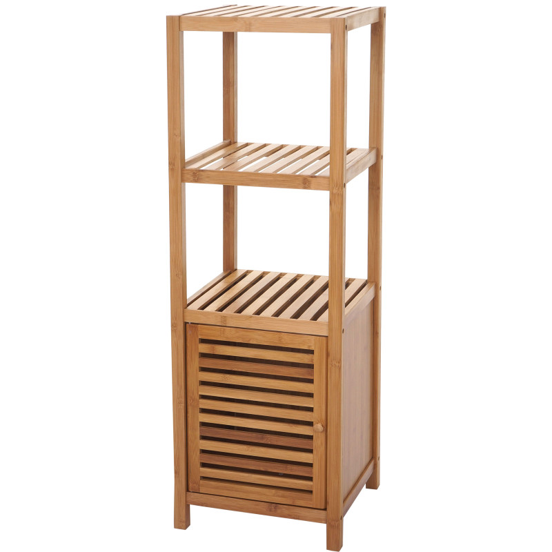 Étagère de salle de bains Armoire, Commode, Bambou - 110x36x34 cm