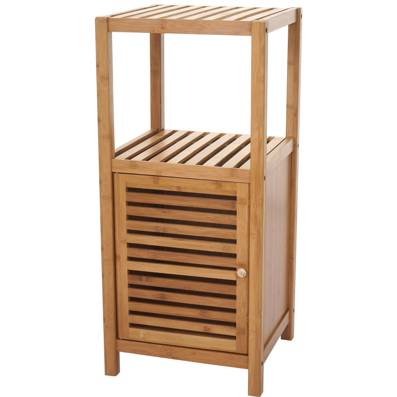 Étagère de salle de bains Armoire, Commode, Bambou - 80x36x34cm