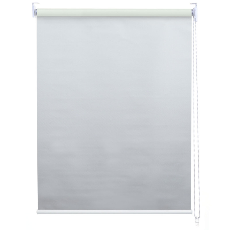 Lot de 4 stores à enroulement 100x160cm protection solaire opaque - crème