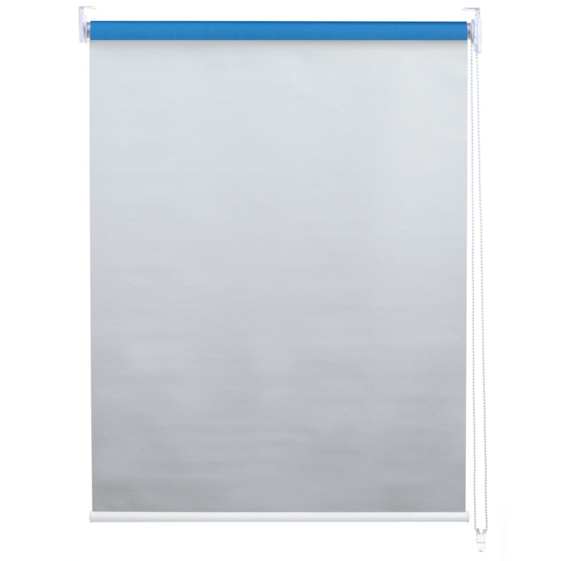 Lot de 4 stores à enroulement 100x160cm protection solaire opaque - bleu