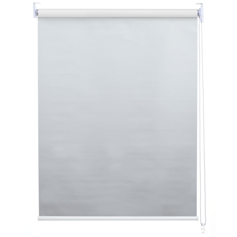 Lot de 2 stores à enroulement 100x160cm protection solaire opaque - blanc