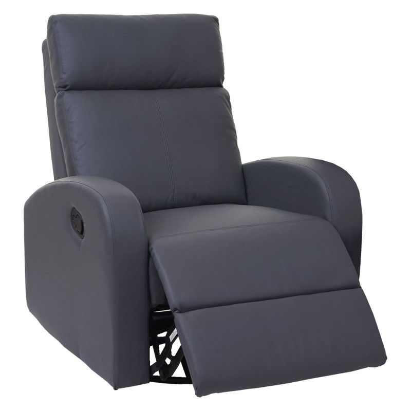 Fauteuil de télévision Prémium, mécanisme de bascule - gris