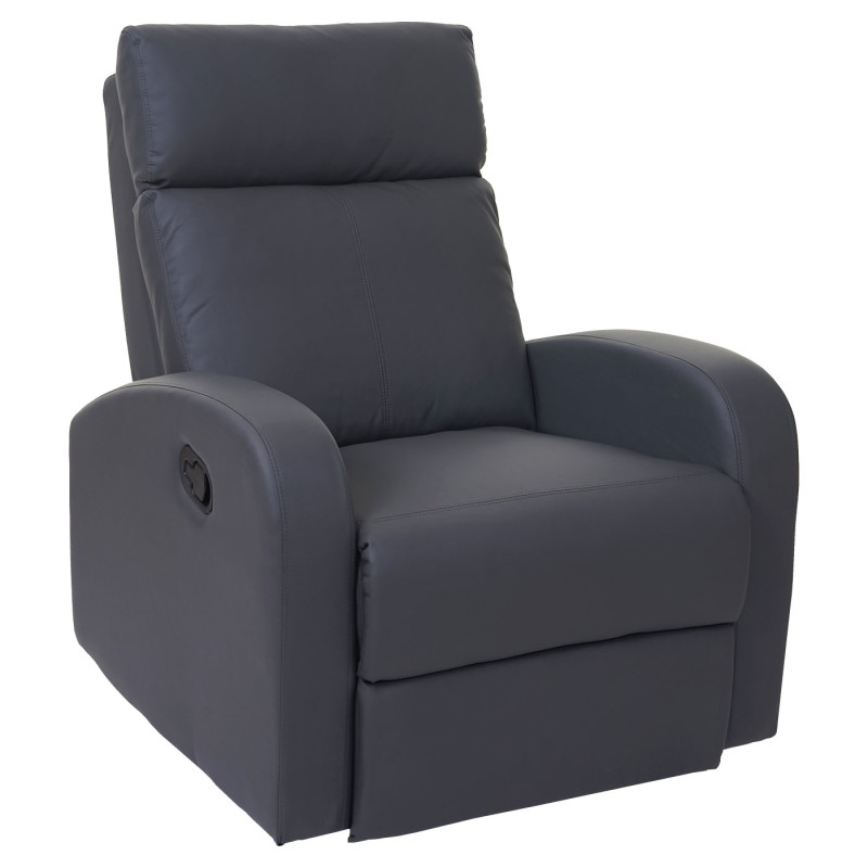 Fauteuil de télévision Prémium, mécanisme de bascule - gris