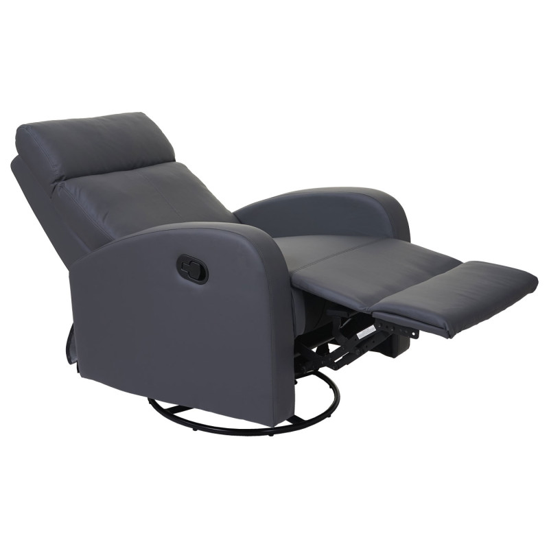 Fauteuil de télévision Prémium, mécanisme de bascule - gris