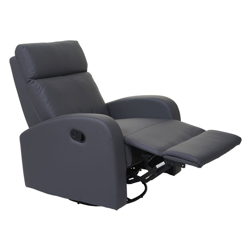 Fauteuil de télévision Prémium, mécanisme de bascule - gris