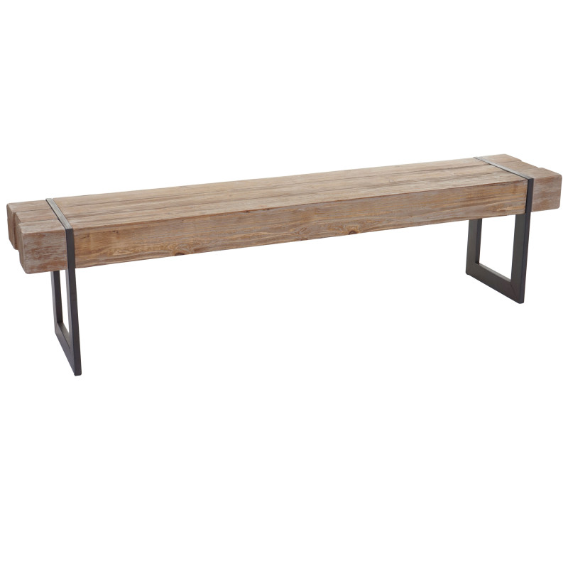 Banc Salle à Manger Sapin Massif Rustique - 195cm