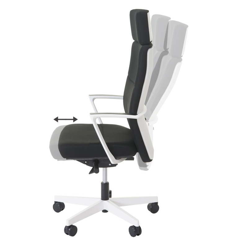 Fauteuil de bureau MERRYFAIR Sonoma, chaise pivotante, fonction glisse, tissu, ISO900, charge 130kg