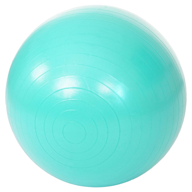 Ballon de gymnastique Lamego, ballon suisse, ballon de yoga / fitness, Ø 65cm - turquoise