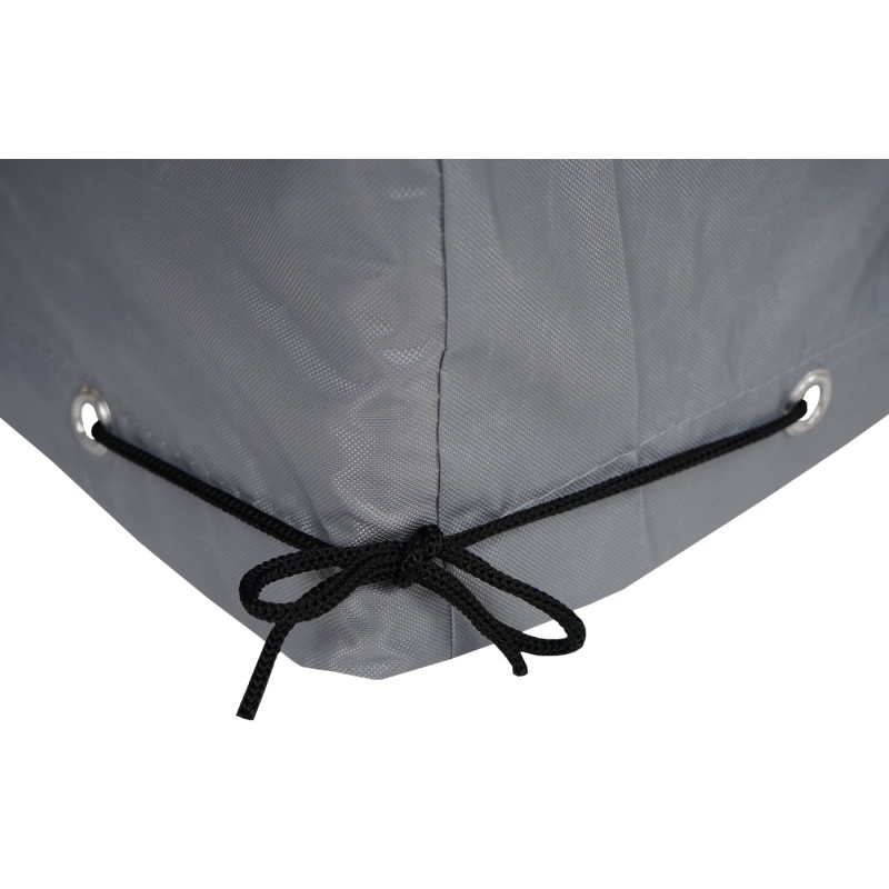 Housse de protection pour garnitures de jardin, bâche, polyester revêtu - gris Ø 300cm