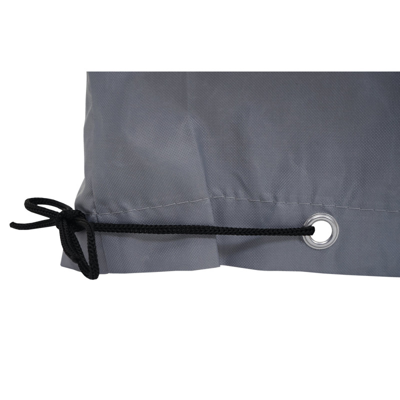 Housse de protection pour garnitures de jardin, bâche, polyester revêtu - gris Ø 300cm