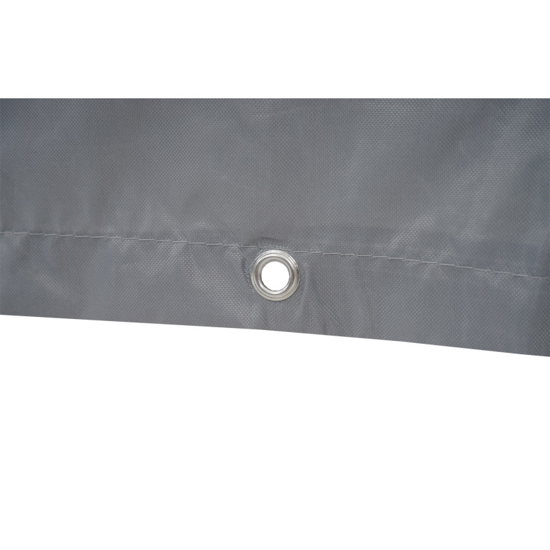 Housse de protection pour garnitures de jardin, bâche, polyester revêtu - gris Ø 300cm