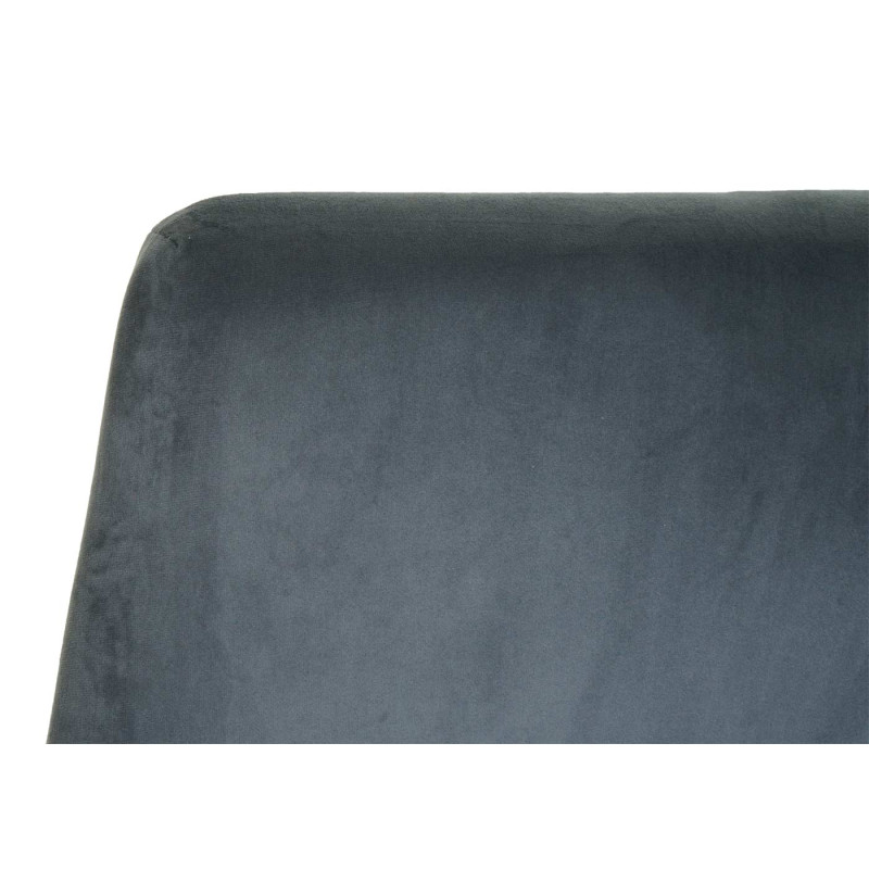 Lot de 6 chaises de salle à manger  accoudoir pivotant Auto-Position tissu/textile - gris foncé