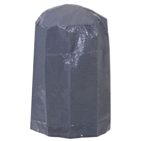 Housse de protection, bâche, capot protecteur pour gril, anthracite Ø 69 cm