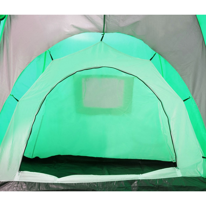 Tente de camping Loksa, 4 personnes, bivouac / igloo, tente pour festival - vert