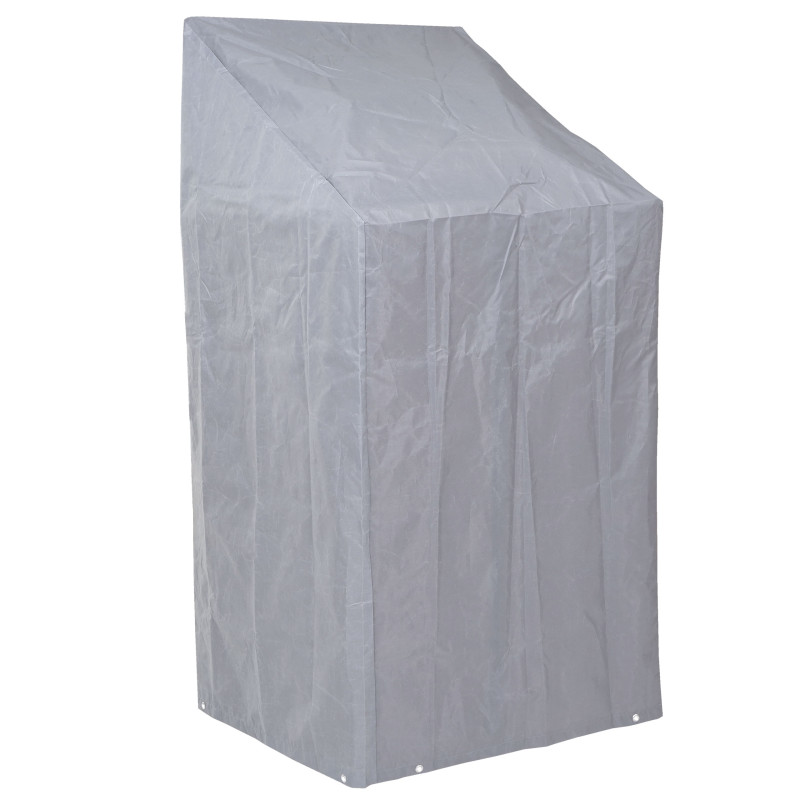 Housse de protection pour chaises, gaine de protection, gris, 150/110x70x70cm