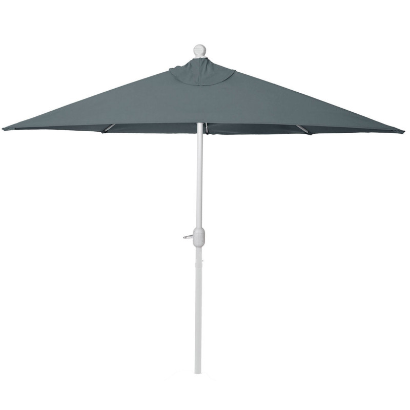 Parasol Parla, hémicycle, parasol de balcon UV 50+ - 300cm anthracite sans pied