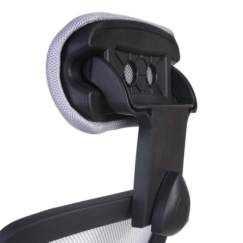Fauteuil de bureau Arendal, chaise rotative, appui-tête, accoudoirs, tissu - vert