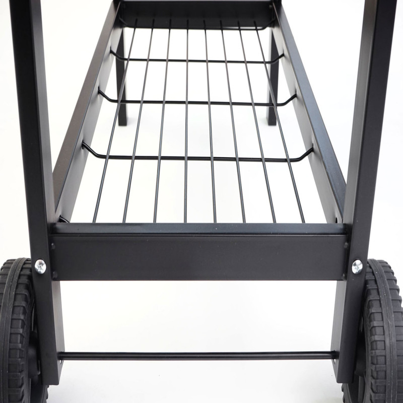 Chariot barbecue Bendigo, gril à charbon, gril indépendant, 102x80x42cm