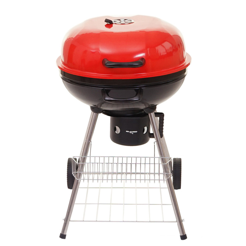 Barbecue boule El Paso, gril à charbon de bois, surface Ø 54cm, bac de cendre, grille de réchauffement