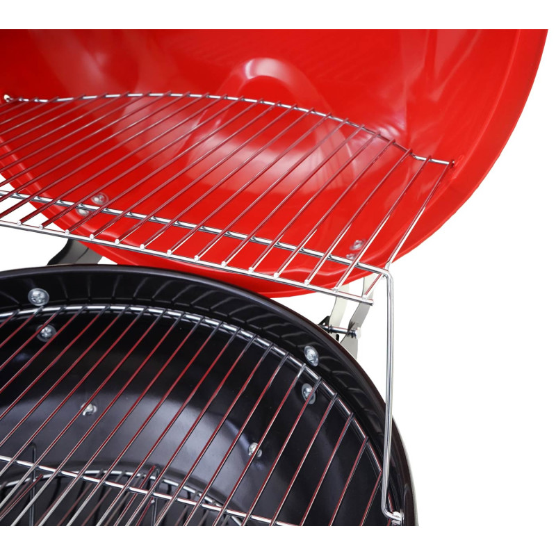 Barbecue boule El Paso, gril à charbon de bois, surface Ø 54cm, bac de cendre, grille de réchauffement