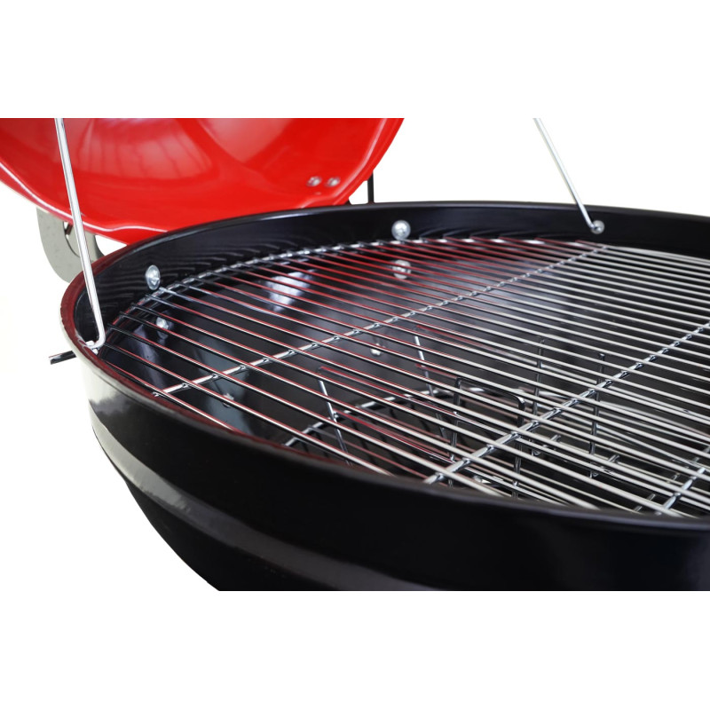 Barbecue boule El Paso, gril à charbon de bois, surface Ø 54cm, bac de cendre, grille de réchauffement