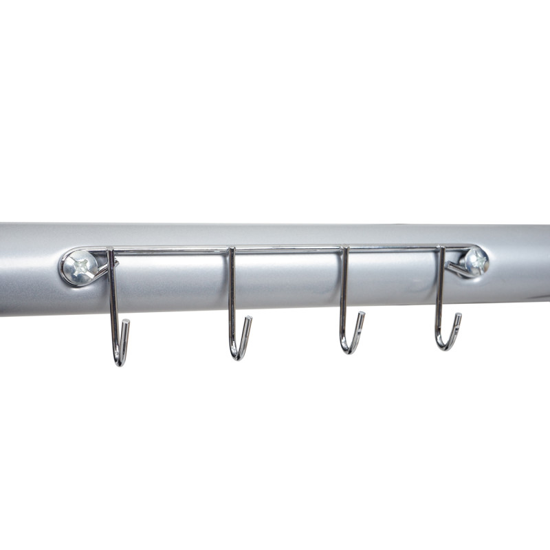 Chariot barbecue Houston, gril à charbon de bois, surface Ø 54cm, bac de cendre, grille de réchauffement