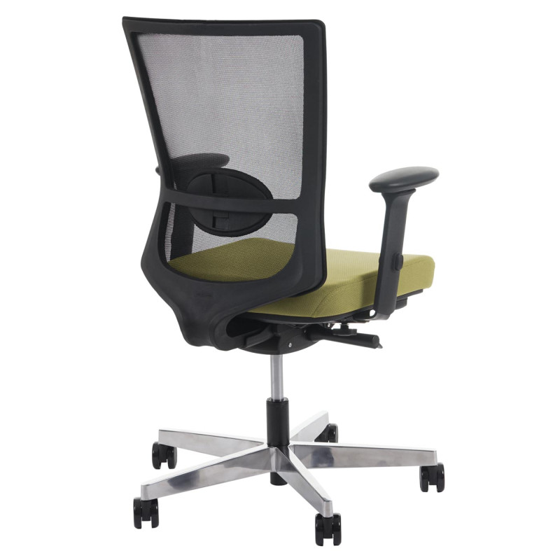 Fauteuil de bureau Belfast, chaise pitovante, ergonomique - vert olive