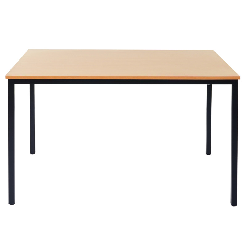 Bureau Braila, table de conférence / seminaire, 120x80cm - aspect hêtre