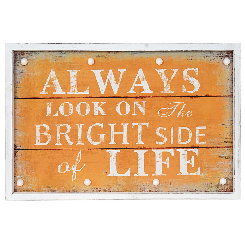 Tableau LED image avec illumination, style shabby, vintage 60x40cm, Life