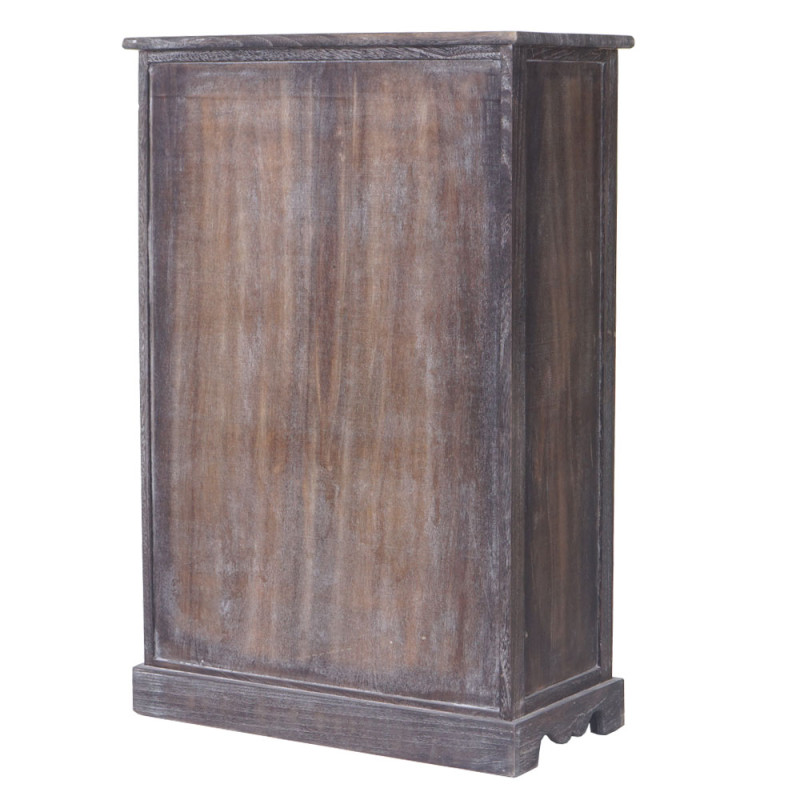 Commode Dundee, armoire à tiroirs, style shabby, vintage 90x60x30cm - marron