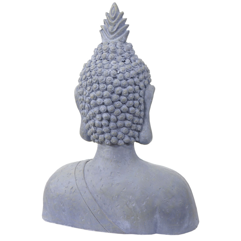 XXL figure de décoration bouddha 60cm, polyresin sculpture, buste, intérieur/plein air