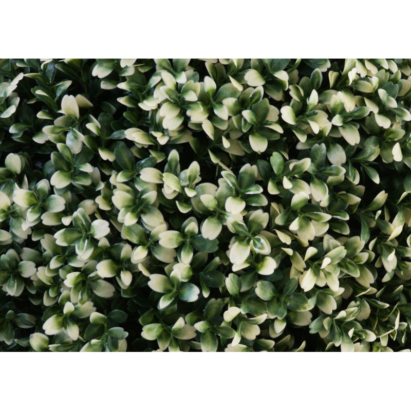 Arbuste artificiel boule de buis plante décorative boule de buis plante artificielle Buxus, Outdoor Ø 55cm - blanc