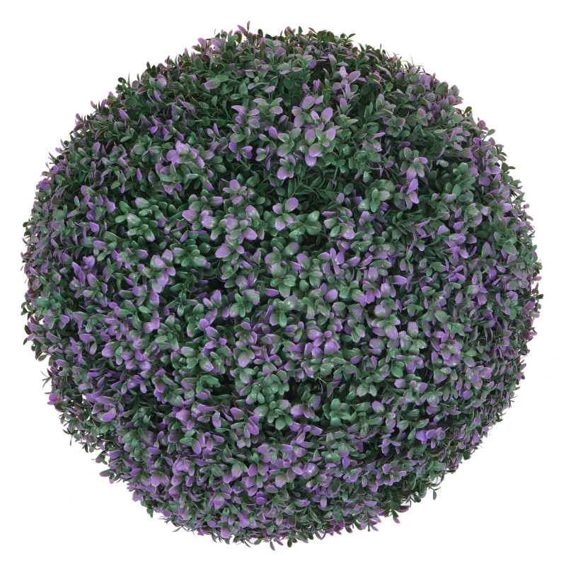 Arbuste artificiel boule de buis plante décorative Buxus plante artificielle, Outdoor Ø 55cm - lilas