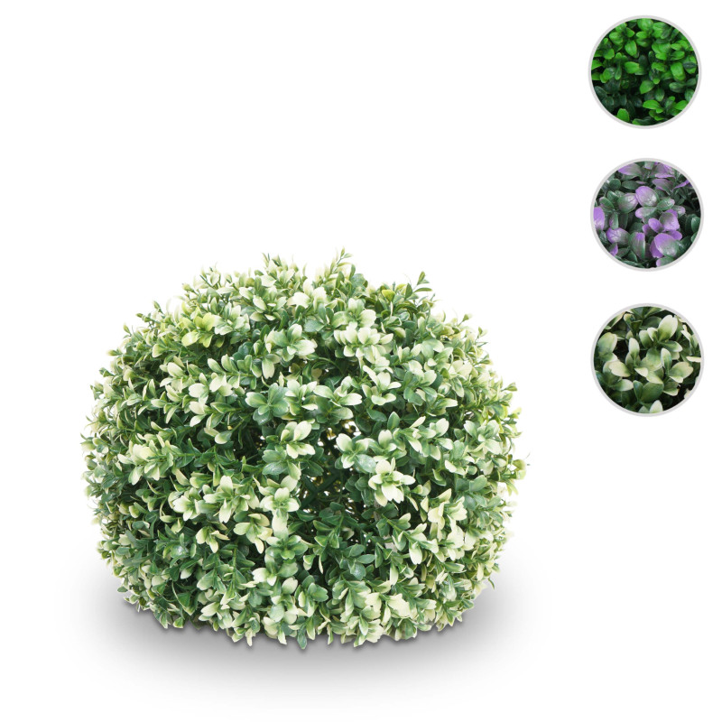 Arbuste artificiel boule de buis plante décorative boule de buis plante artificielle Buxus, Outdoor Ø 35cm - vert