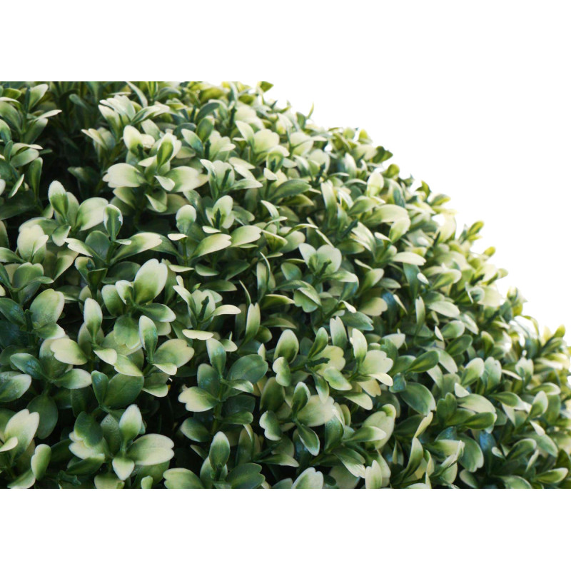 Arbuste artificiel boule de buis plante décorative boule de buis plante artificielle Buxus, Outdoor Ø 35cm - blanc