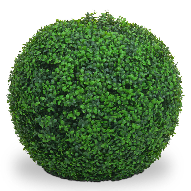 Arbuste artificiel boule de buis plante décorative boule de buis plante artificielle Buxus, Outdoor Ø 55cm - vert