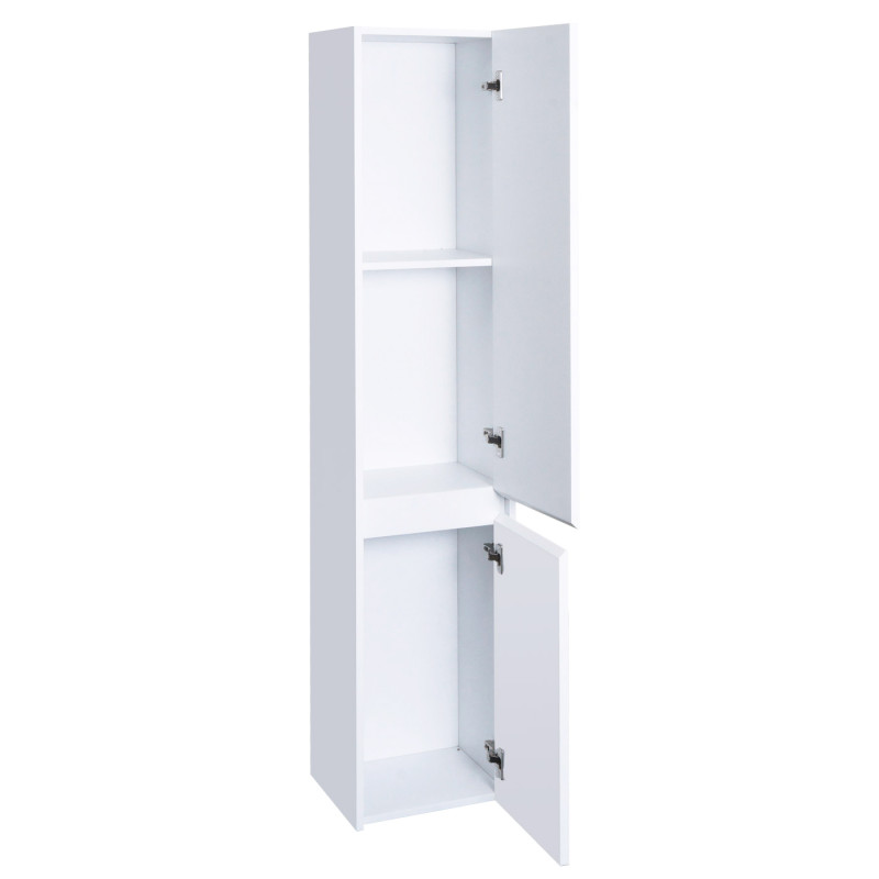 Ensemble pour salle de bain lavabo miroir mural armoire suspendue lavabo, certifié MVG revêtement mélaminé - blanc