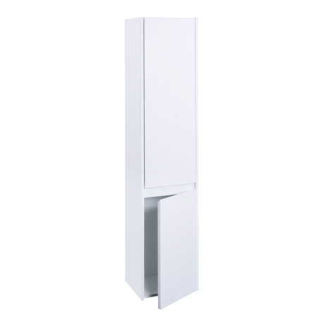 Armoire suspendue armoire midischschrank Hochmöbel salle de bain, certifiée MVG 2 portes 3 compartiments 160x33cm - blanc