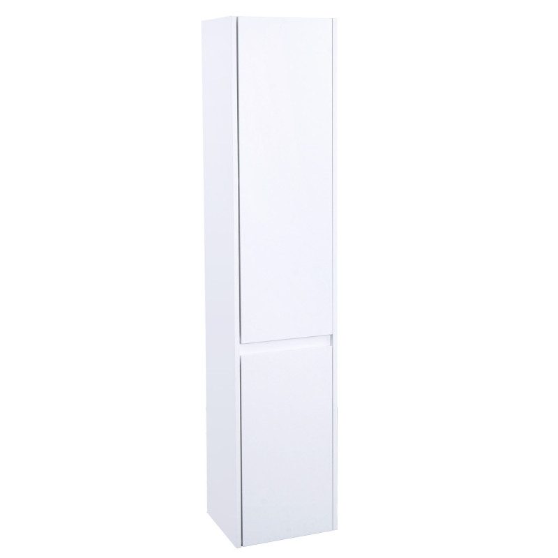 Armoire suspendue armoire midischschrank Hochmöbel salle de bain, certifiée MVG 2 portes 3 compartiments 160x33cm - blanc