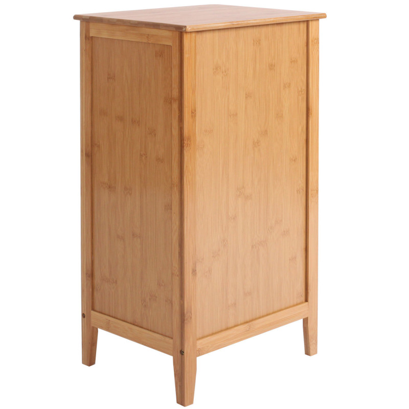 Set de salle de bain Narita, étagère, armoire, commode avec casier, bambou - 4 pièces