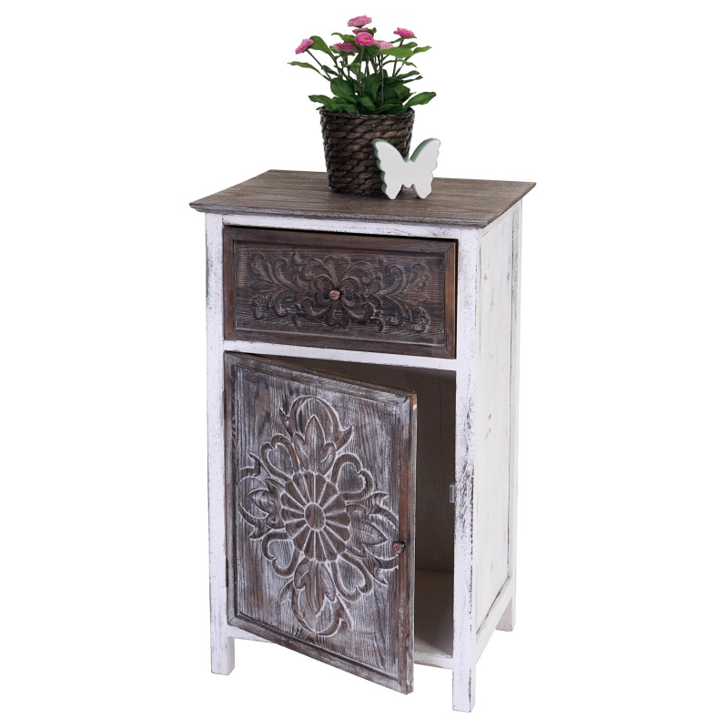 Commode Galway, commode à tiroir, armoire, style shabby, vintage 75x45x34cm