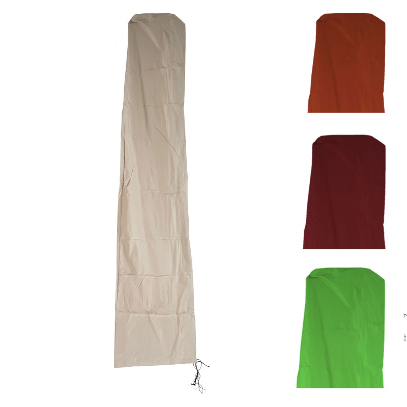 Housse de protection N22 pour parasol jusqu'à 4,3 m (3x3 m), gaine de protection avec zip - terre cuite