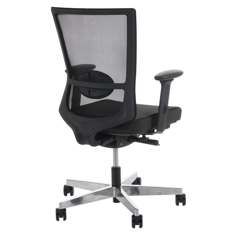 Chaise de bureau MERRYFAIR Forte, fauteuil de bureau, chaise pitovante ergonomique - noir