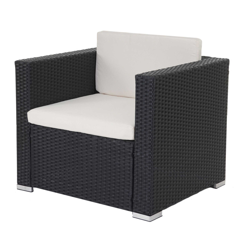 Canapé / fauteuil modulaire ROM Basic, polyrotin, 75x80x71cm - anthracite