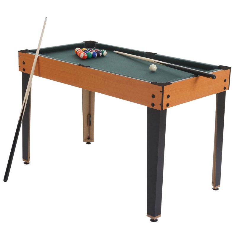 Table de baby-foot Wakefield, billard, hockey, 7 en 1, table multijeux, 82x107x60cm