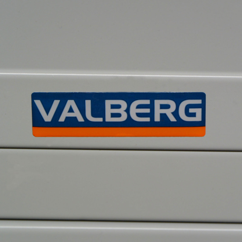 Placard d'architecte Valberg T339, placard métallique pour dessins, 42x100x67cm gris