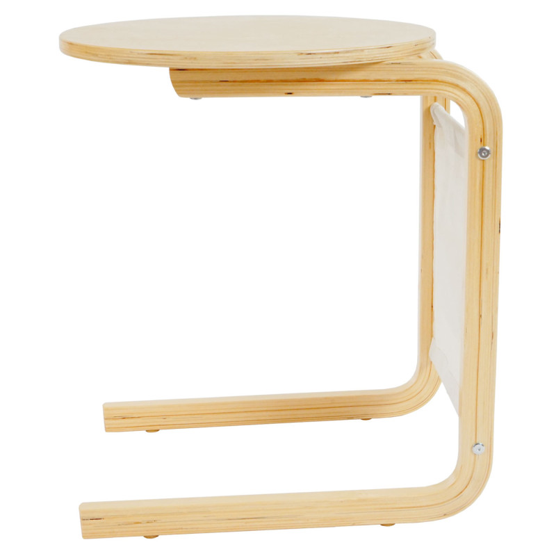 Table basse de salon T410, table en bois, table d'appoint - 45x58cm