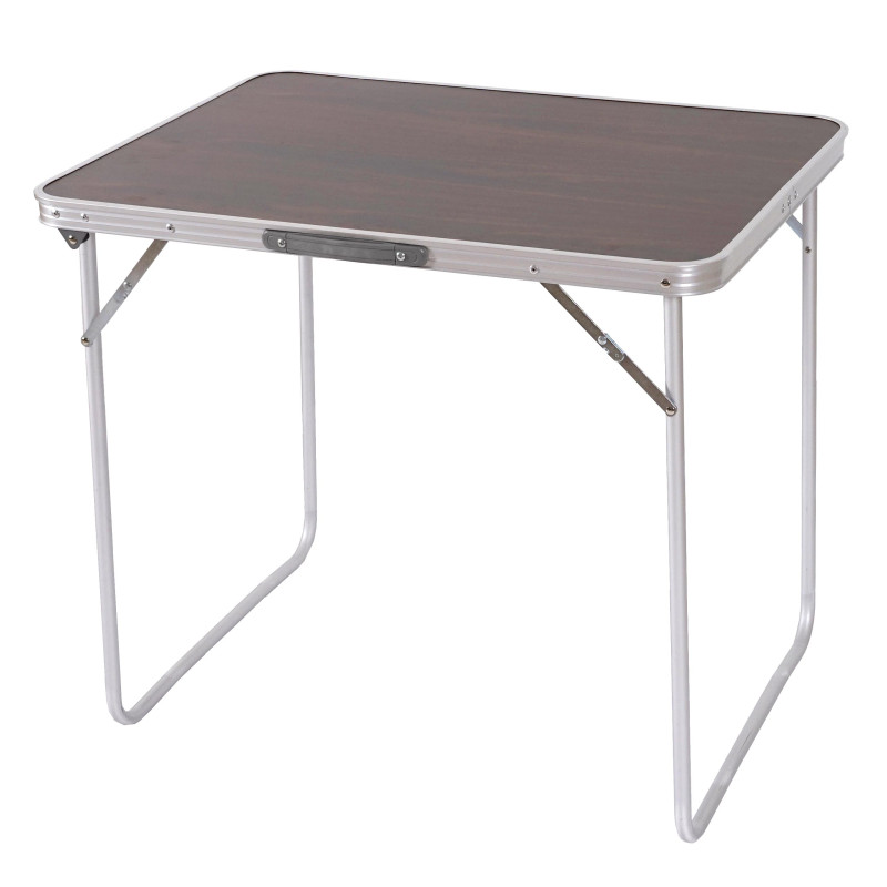 Table de camping T367, table de jardin pliable, coffre - 80x70x60cm