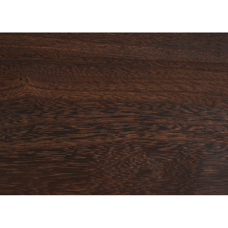 Table basse table basse table d'appoint, bois massif métal 46x110x60cm - brun foncé