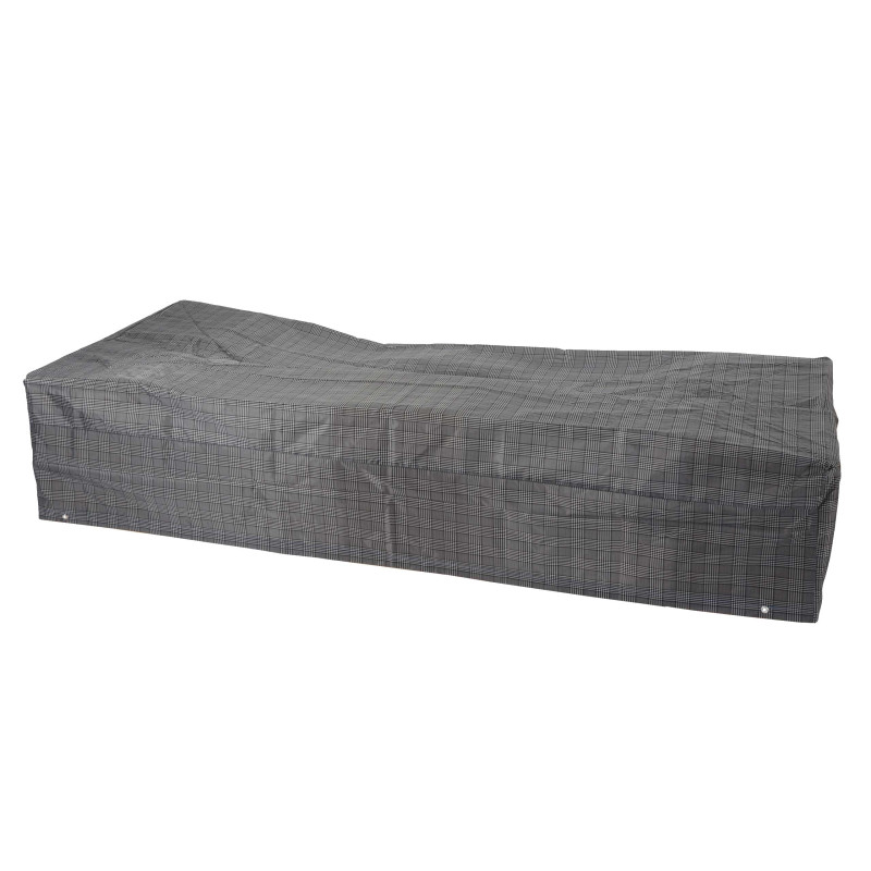 Housse de protection pour transat bain de soleil chaise longue, 200x85x40cm - nylon